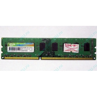 НЕРАБОЧАЯ память 4Gb DDR3 SP (Silicon Power) SP004BLTU133V02 1333MHz pc3-10600 (Электроугли)