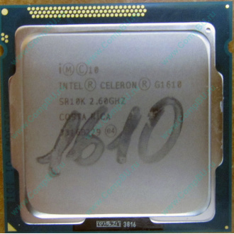 Процессор Intel Celeron G1610 (2x2.6GHz /L3 2048kb) SR10K s.1155 (Электроугли)