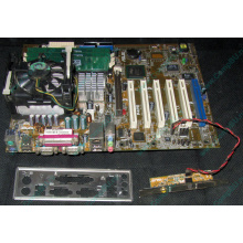 Материнская плата Asus P4PE (FireWire) с процессором Intel Pentium-4 2.4GHz s.478 и памятью 768Mb DDR1 Б/У (Электроугли)