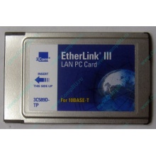 Сетевая карта 3COM Etherlink III 3C589D-TP (PCMCIA) без LAN кабеля (без хвоста) - Электроугли